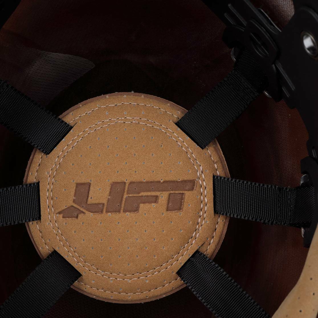 Lift Safety HDFM-17KG Dax Carbon Fiber Composite Hard Hat- Matte Black