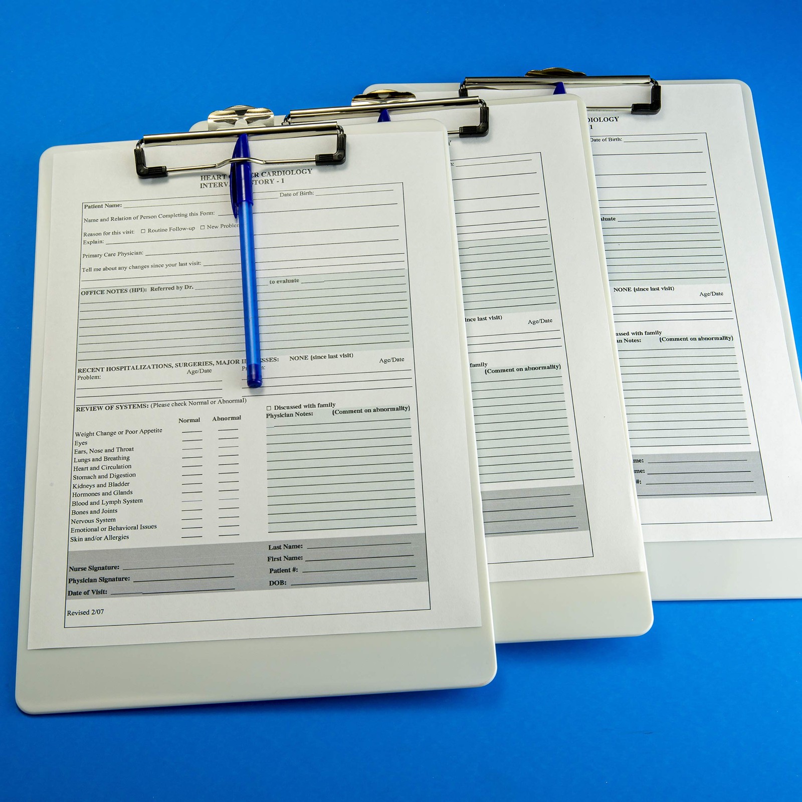 Recycled Plastic Clipboards Letter Size Pearl White Office School 6 Pack Set