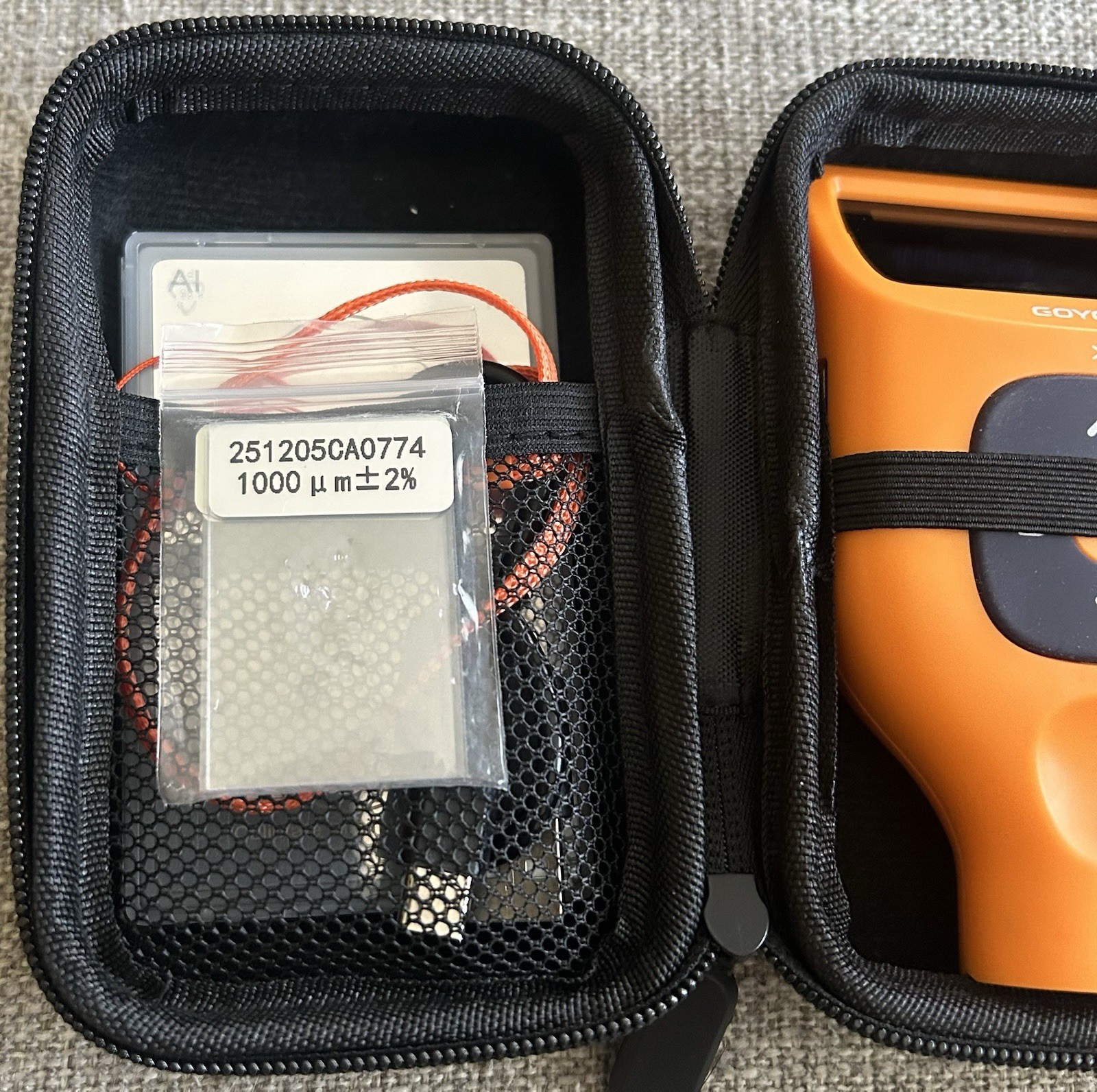 GOYOJO GMT-CTG-2 Digital Coating Thickness Gauge Paint Meter Bluetooth Open Box