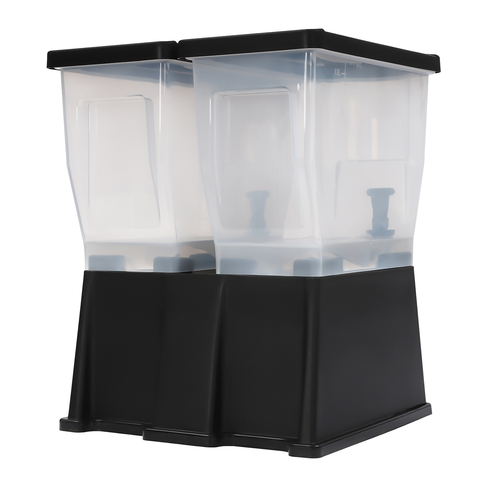 5.81 Gallon Beverage Dispenser Commercial Drink Dispenser 22L Double Tank Juice