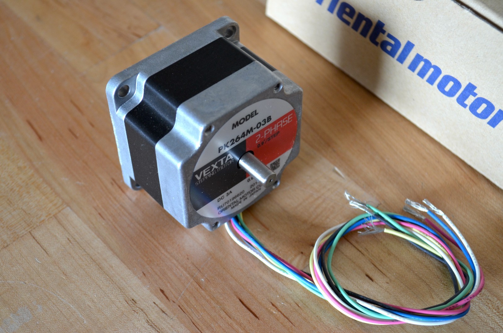 NEW Vexta Oriental PK264M-03B Nema23 Dual-Shaft Stepper Motor High-Resolution