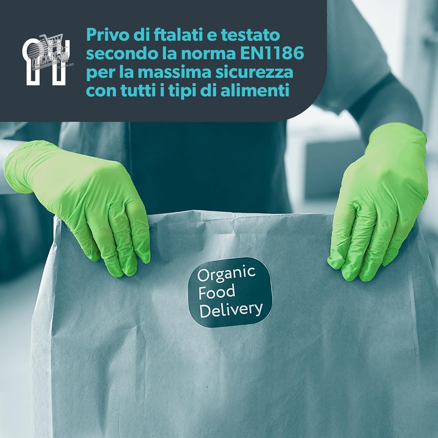 Nitrile Lime Pearl Disposable Latex Powder Free Medical Food Gloves M 100p
