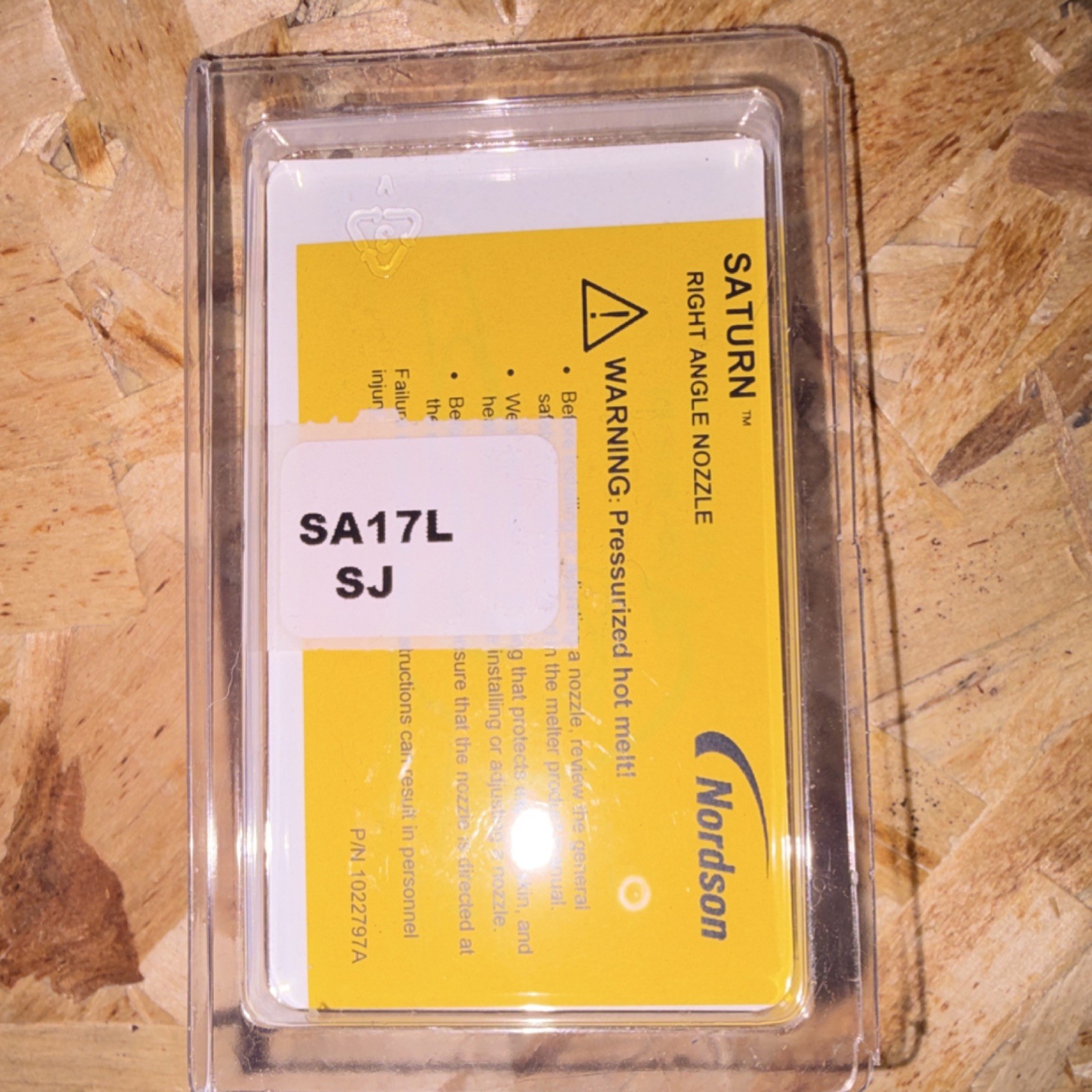Nordson Saturn Single Bead 90° Right Angle Nozzle 1011016