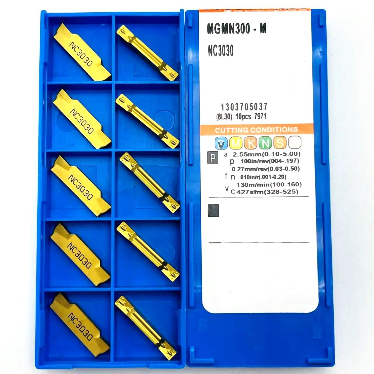 3MM CNC Grooving Partting Cut-Off Tool Holder MGEHR2525 + 10PCS MGMN300 insert