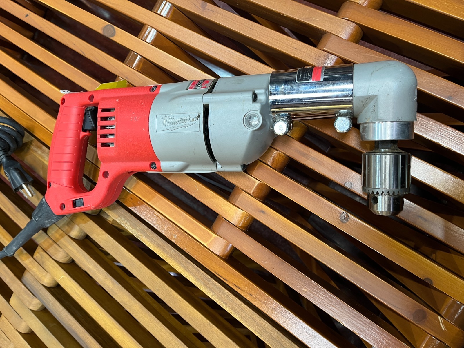 Milwaukee 1107-1 7Amp Corded 1/2 in. Right-Angle Drill with Hard Case