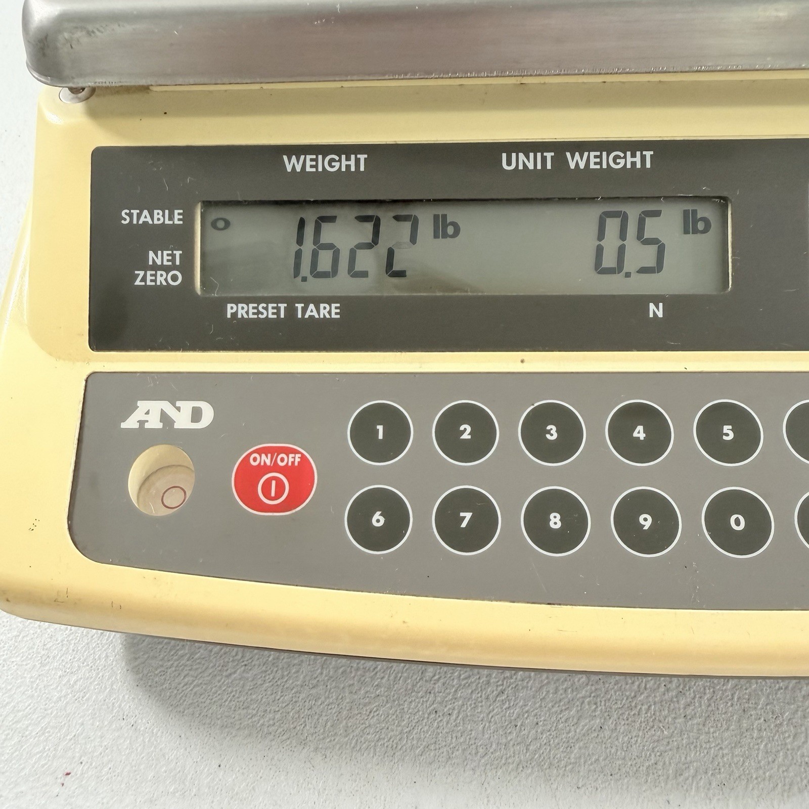 A&D HC-6KB Precision Counting Scale 12lb X 0.002lb 6kg X 0.001kg W/ Cord TESTED