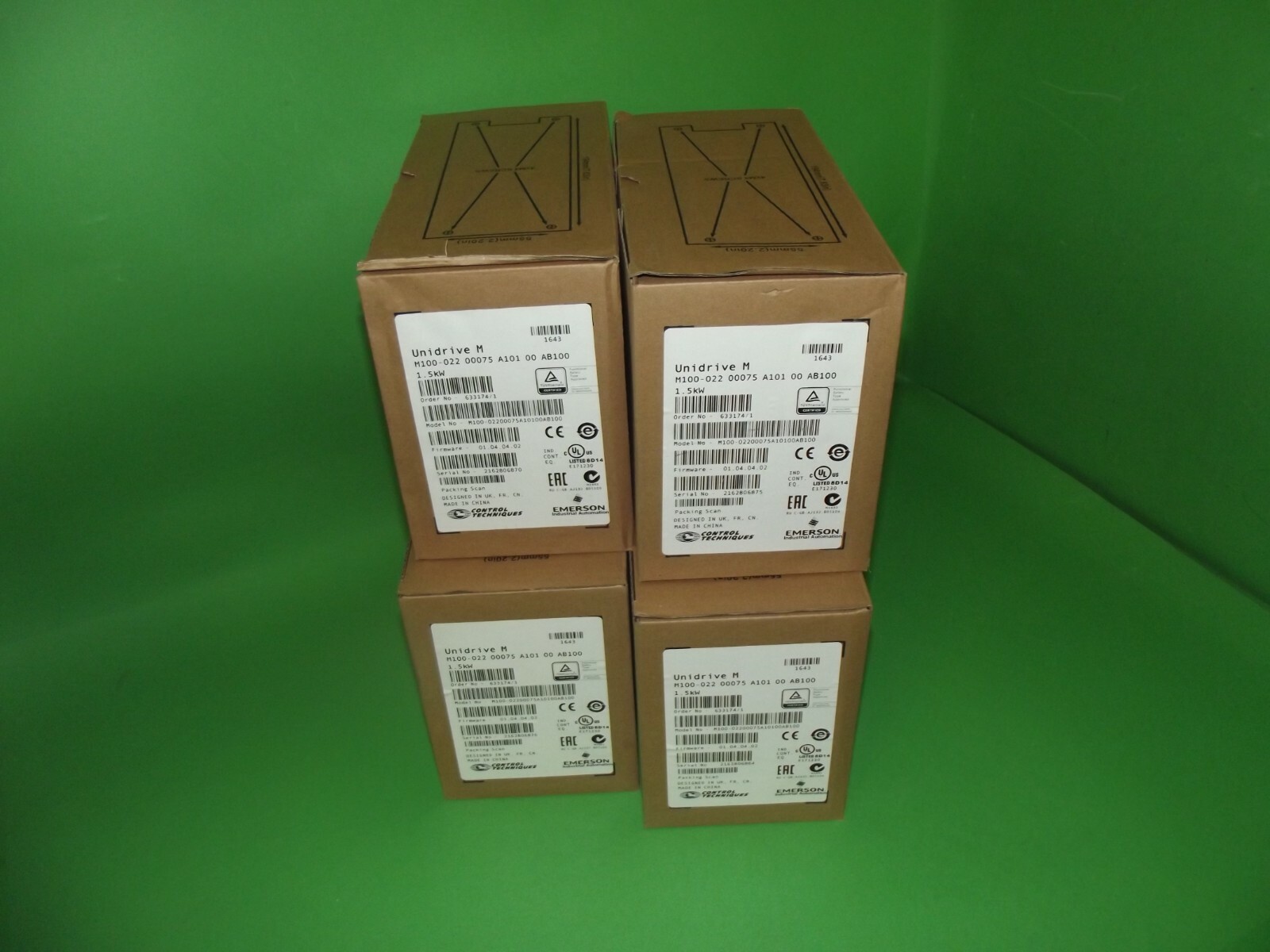 Control Techniques EMERSON UNIDRIVE M M100-022 00075 A101 00 AB100 1.5 kW