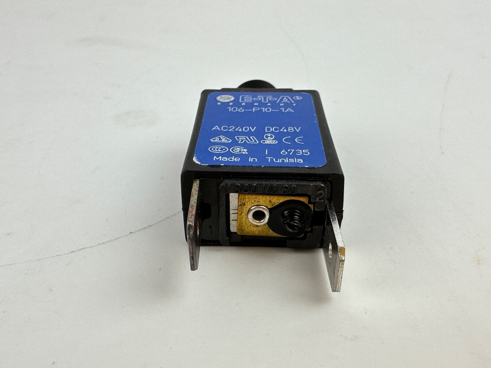 E-T-A Circuit Breaker 106-P10-1A 240VAC 48VDC 1A