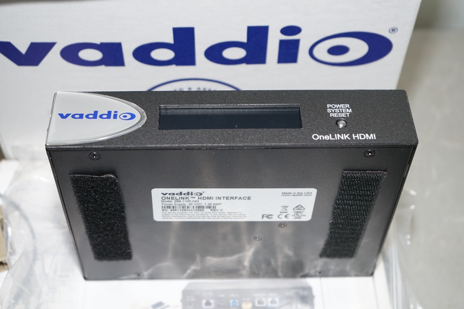 ^ Vaddio 999-99630 RoboSHOT 30E HDBT OneLINK Bridge System #X4580