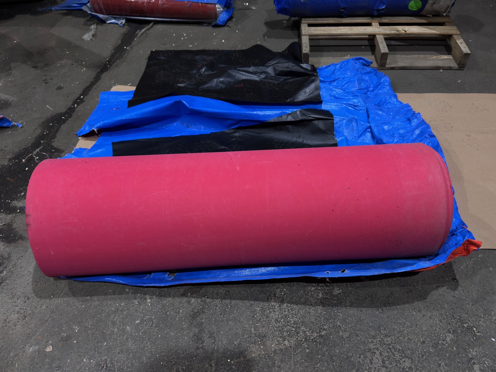 High Abrasion Resistant Rubber Roll – 49.6″ x 30′