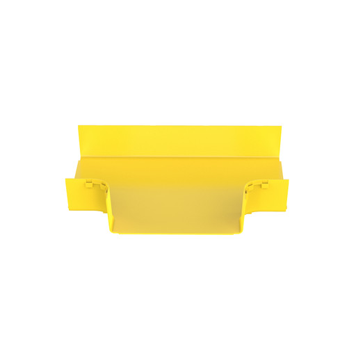 Panduit Corp FRT12X4LYL Fiber Runner Horizontal Tee Fitting, 12″ X 4, Yellow