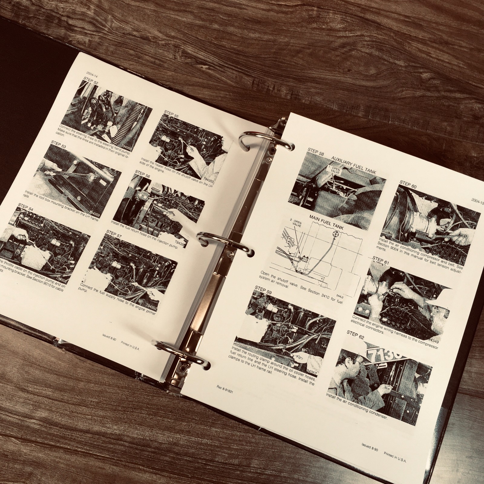 Case IH 7120 Tractor Service Manual Parts Catalog Repair Set Workshop Book