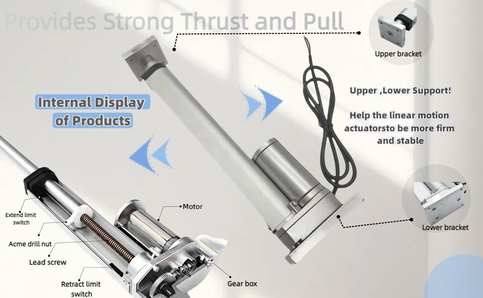 12V electric linear actuator with a load capacity of 330lbs12V-10mm/s-1500N