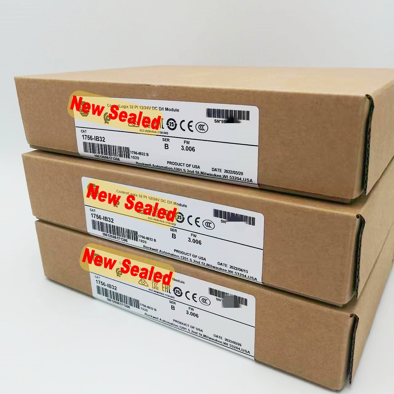 Factory Sealed 1756-IB32 AB SER B CONTROLOGIX 32 PT DC INPUT Fast Shipping