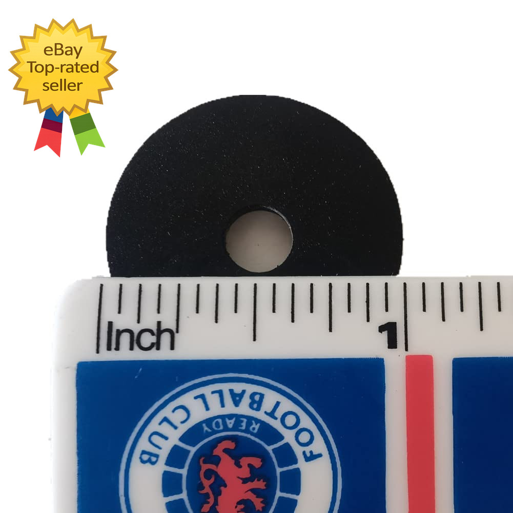 Heavy Duty Rubber Washers (25 Pcs) Abrasion Resistant 1 OD X 1/4 ID