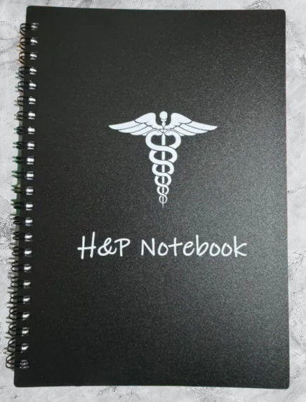 H&P Medical History and Physical Notebook, 100 Templates, Medical , Nurses, PA