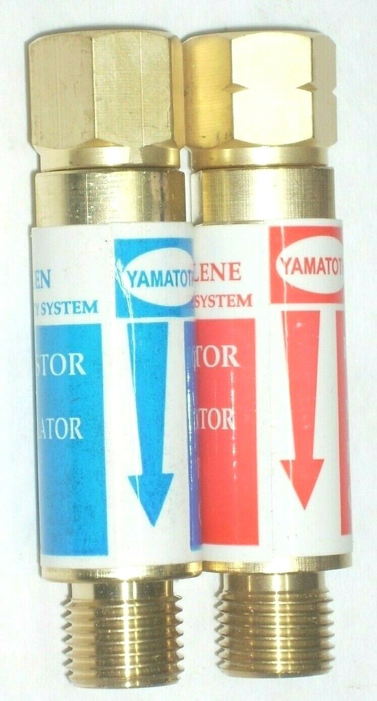 Regulator Flashback Arrestors Oxygen & Acetylene or LP, Propane B Size Fittings