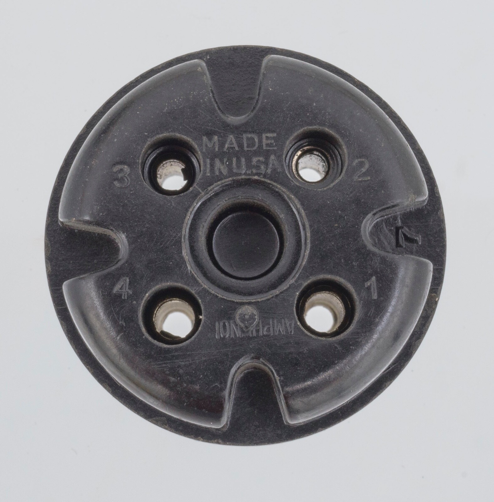Amphenol 86-CP4 4-pin Connector Plug INCLUDES RETAINING RING