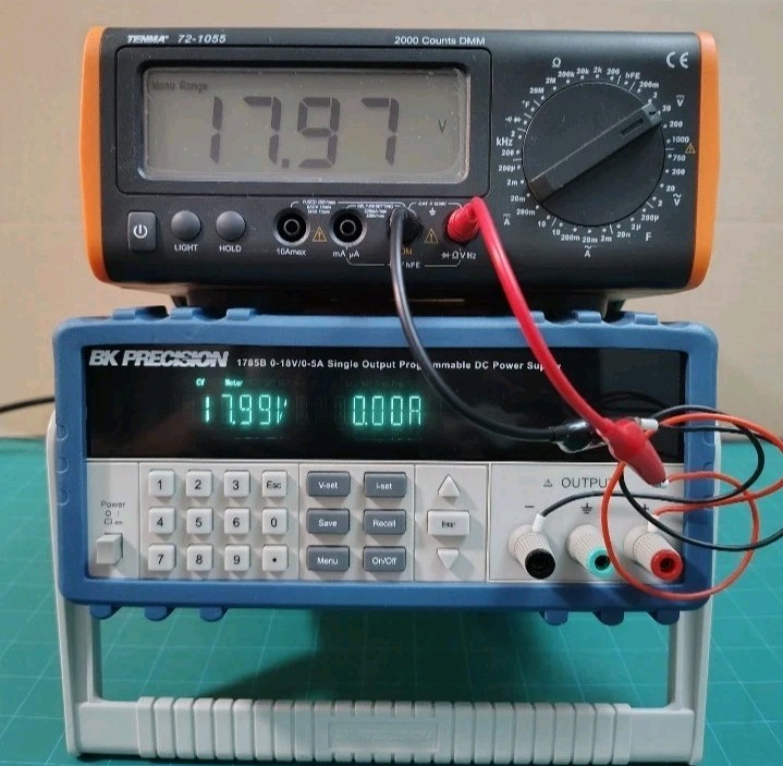 Tenma 2000 Count Benchtop Digital Multi Meter & Leads Charger Temp Probe 72-1055