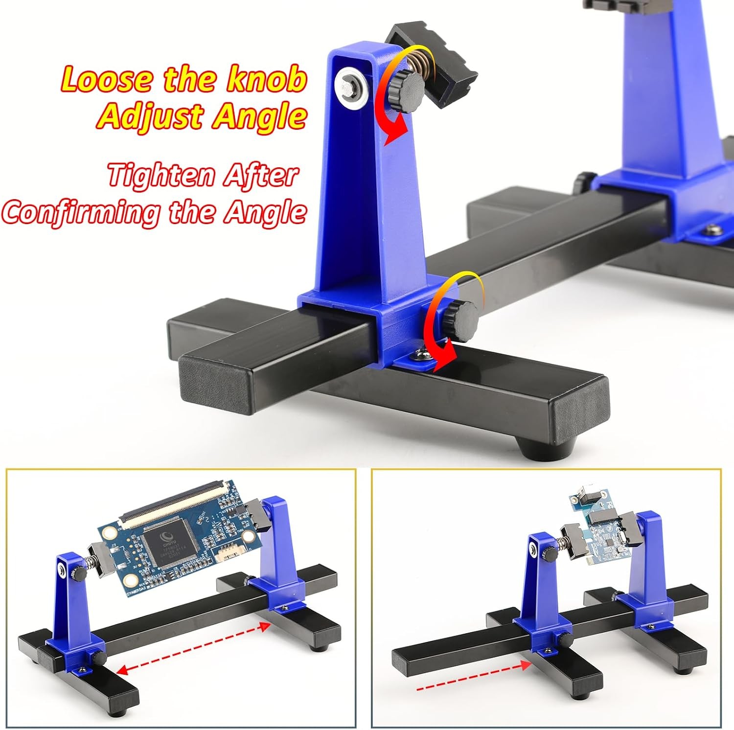 Professional PCB Fixture Metal Base Circuit Board Holder for Precise Electronics
