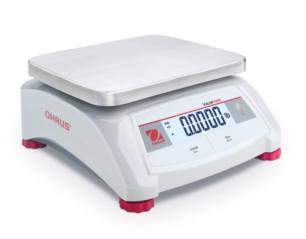 Ohaus Valor 1000 V12P15 Digital Bench Scale 15kg x 2g Backlit LCD 1500Hr Battery