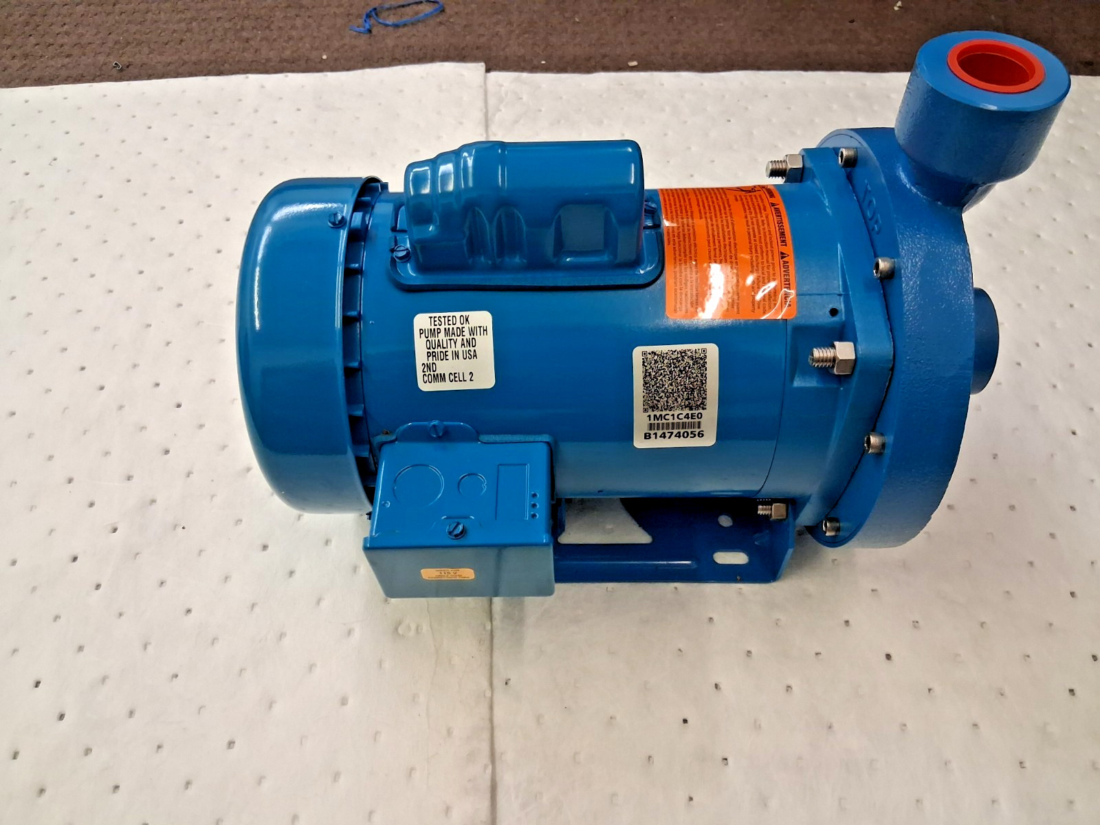 Goulds MCC Series End Suction Centrifugal Pump 1MC1C4E0