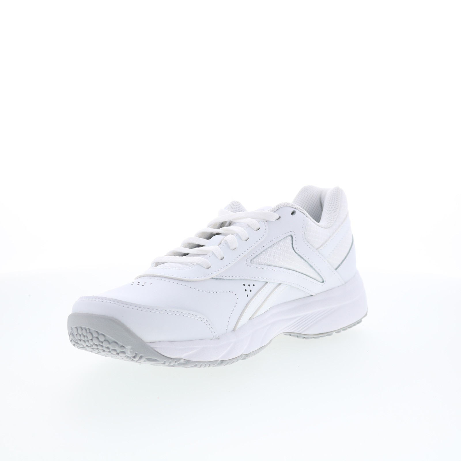 Reebok Work N Cushion 4.0 Mens White Leather Lace Up Work & Safety Shoes