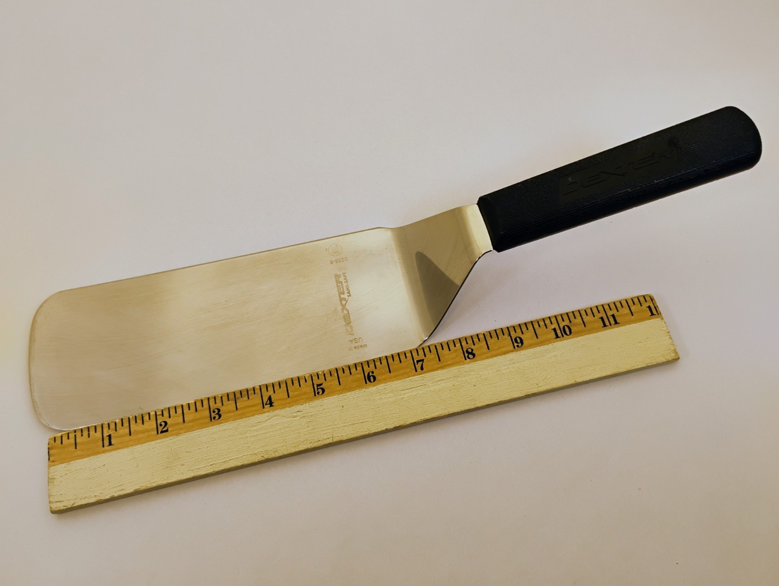 Dexter USA Turner Server Spatula Black Handle 8X3 Stnls Blade S286-8 Factory2nd