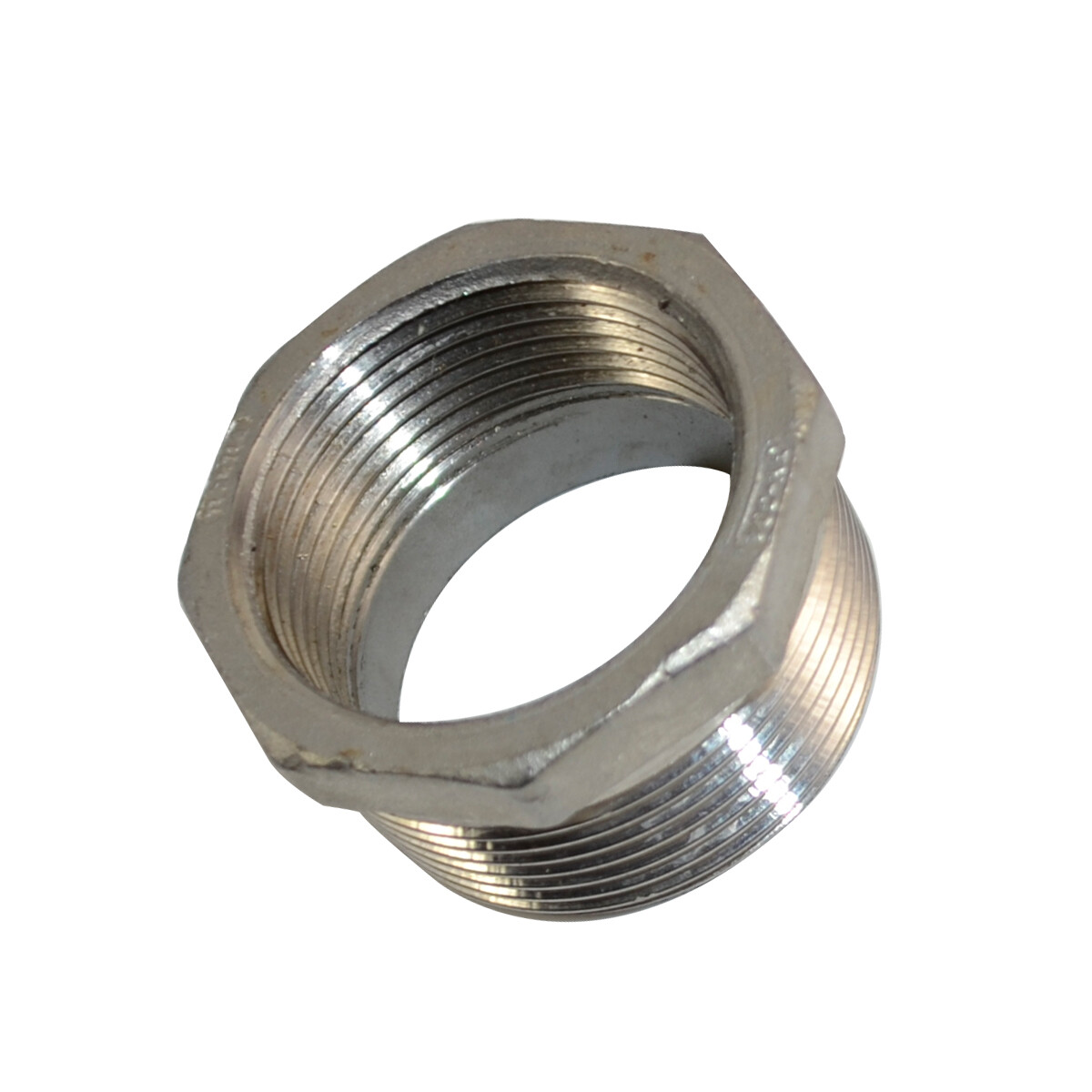 1.5″ male to 1.25″ NPT female HEX Reducing bush adapter Pipe Fitting Stainless