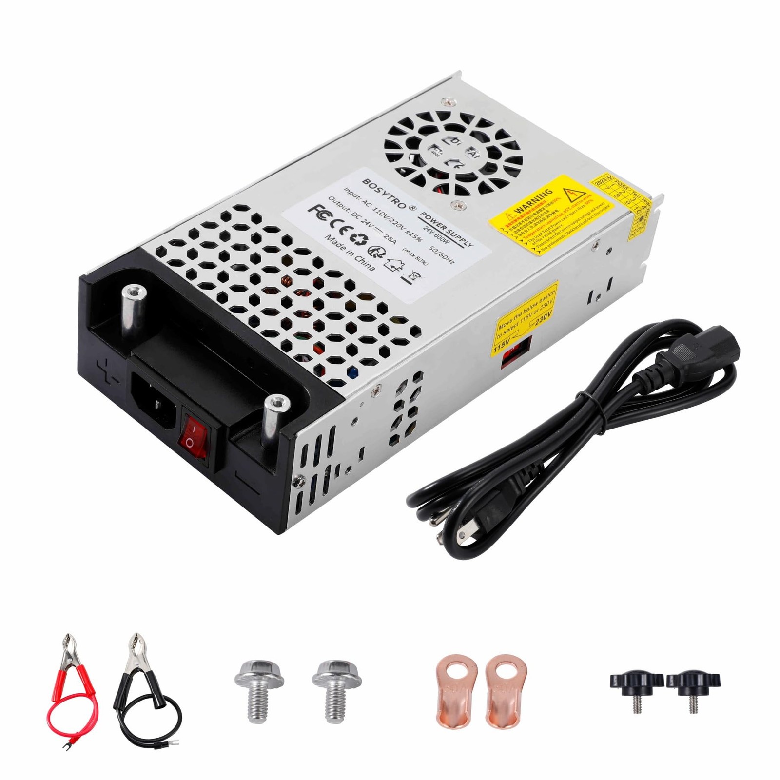 24V DC Power Supply 600W 25A Switching Power Supply Adapater 120vac to 24vdc …