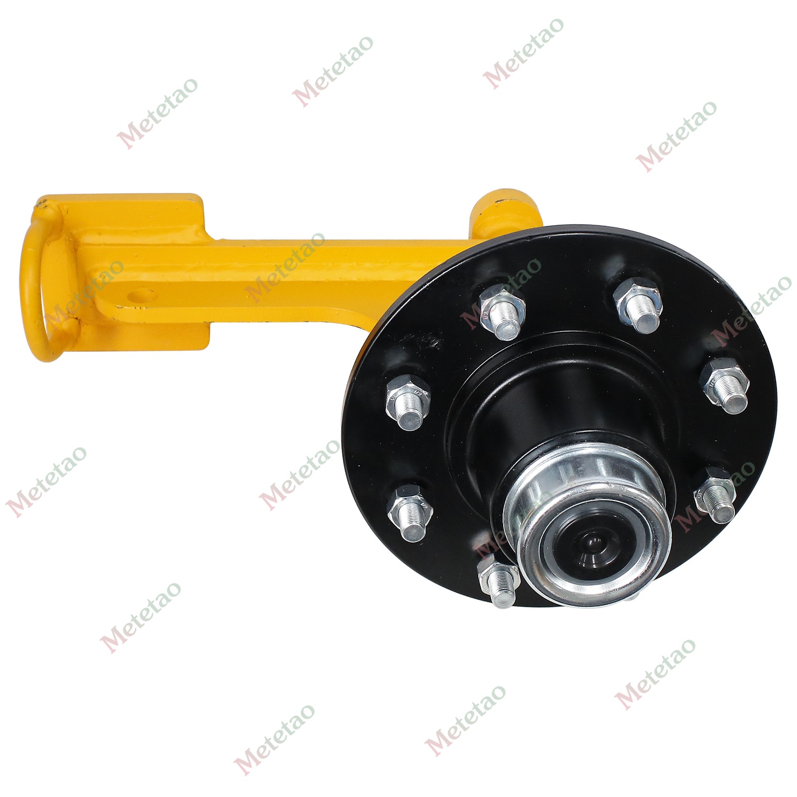 2Pack Shipping Container Wheels 8×6.5 Lug Wheels Kit with Ratchet Strap US