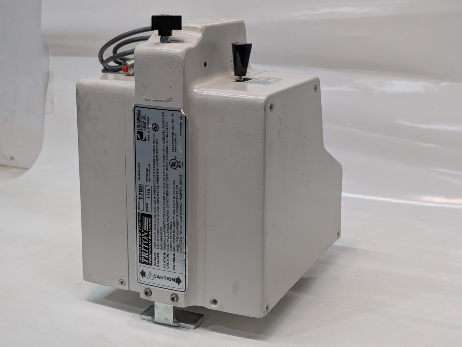 Chattanooga Group, Inc. Triton T-700 Traction Machine, 65205E, 120V, Made in USA