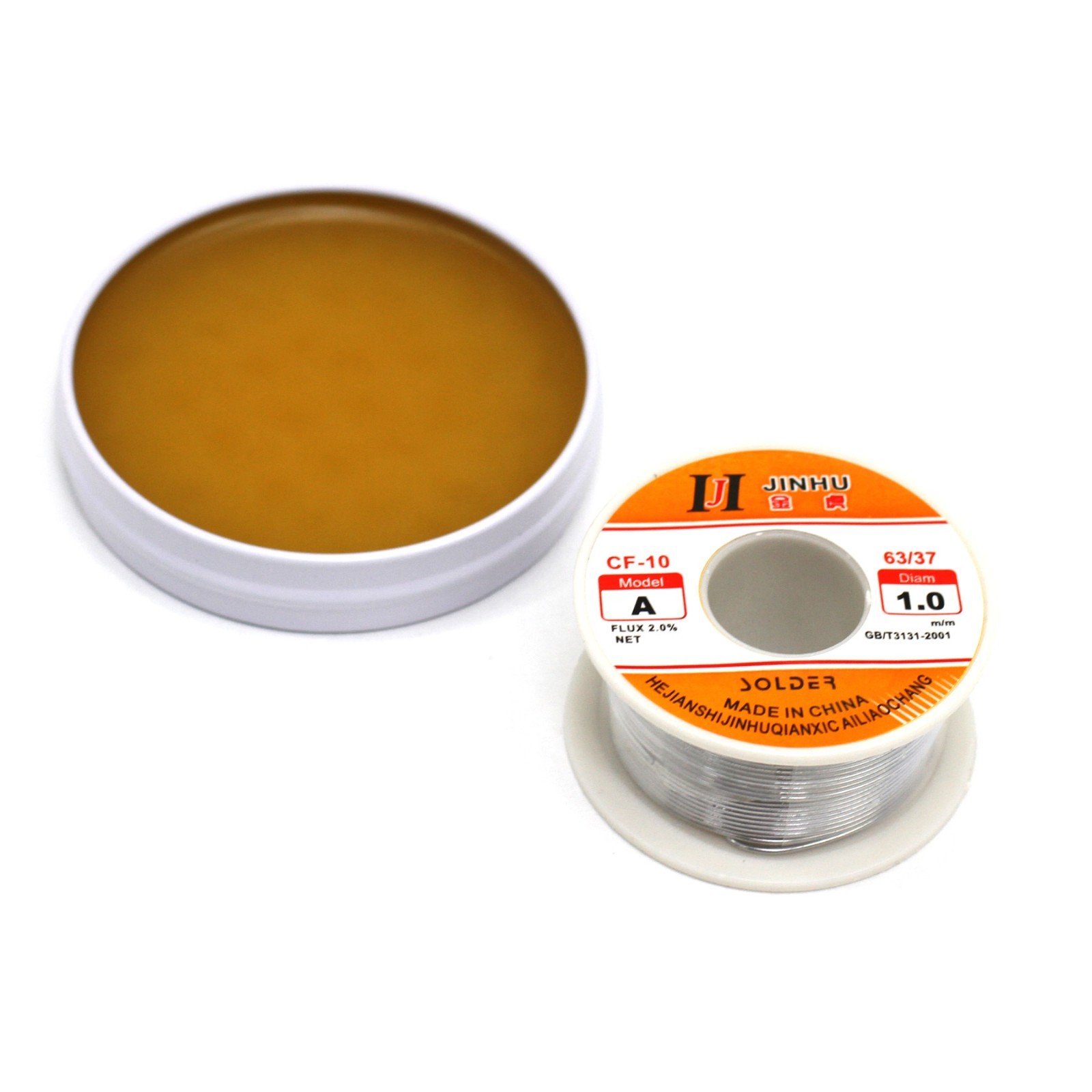 3X Quality Metal Cased Rosin Soldering Flux Paste Solder Wire Welding Grease 100