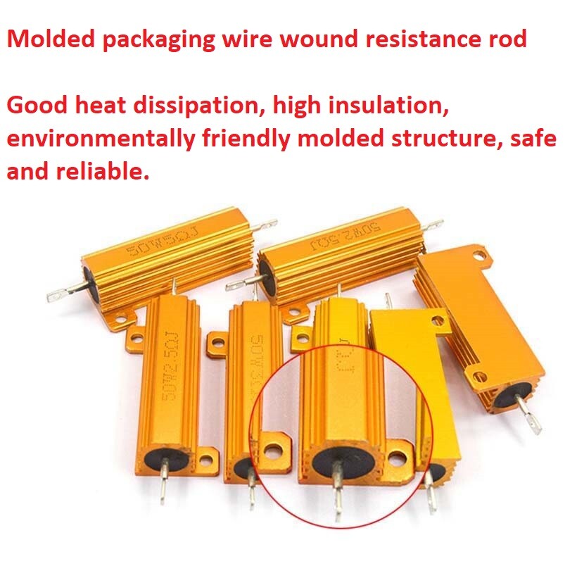 5W 10W -500W Watt High Power Aluminum shell Wirewound Metal Resistor 0.1Ω – 10KΩ