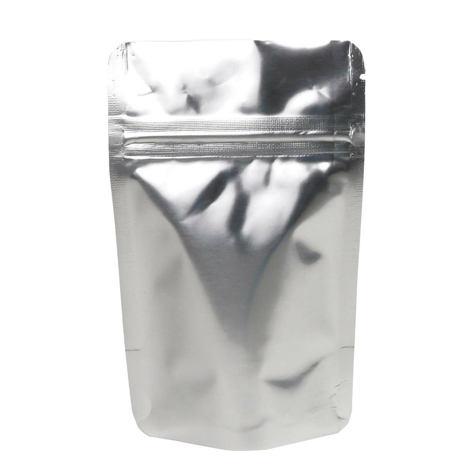 3″ x 5″ Small Reclosable Smell Proof Zip Lock Bag – 500 Pack (Clear-Silver)