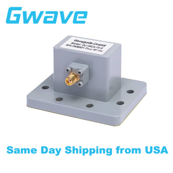 WR-137 to SMA Female Waveguide to Coax Adapters with UDR70 Flange, 5.38 – 8.17G