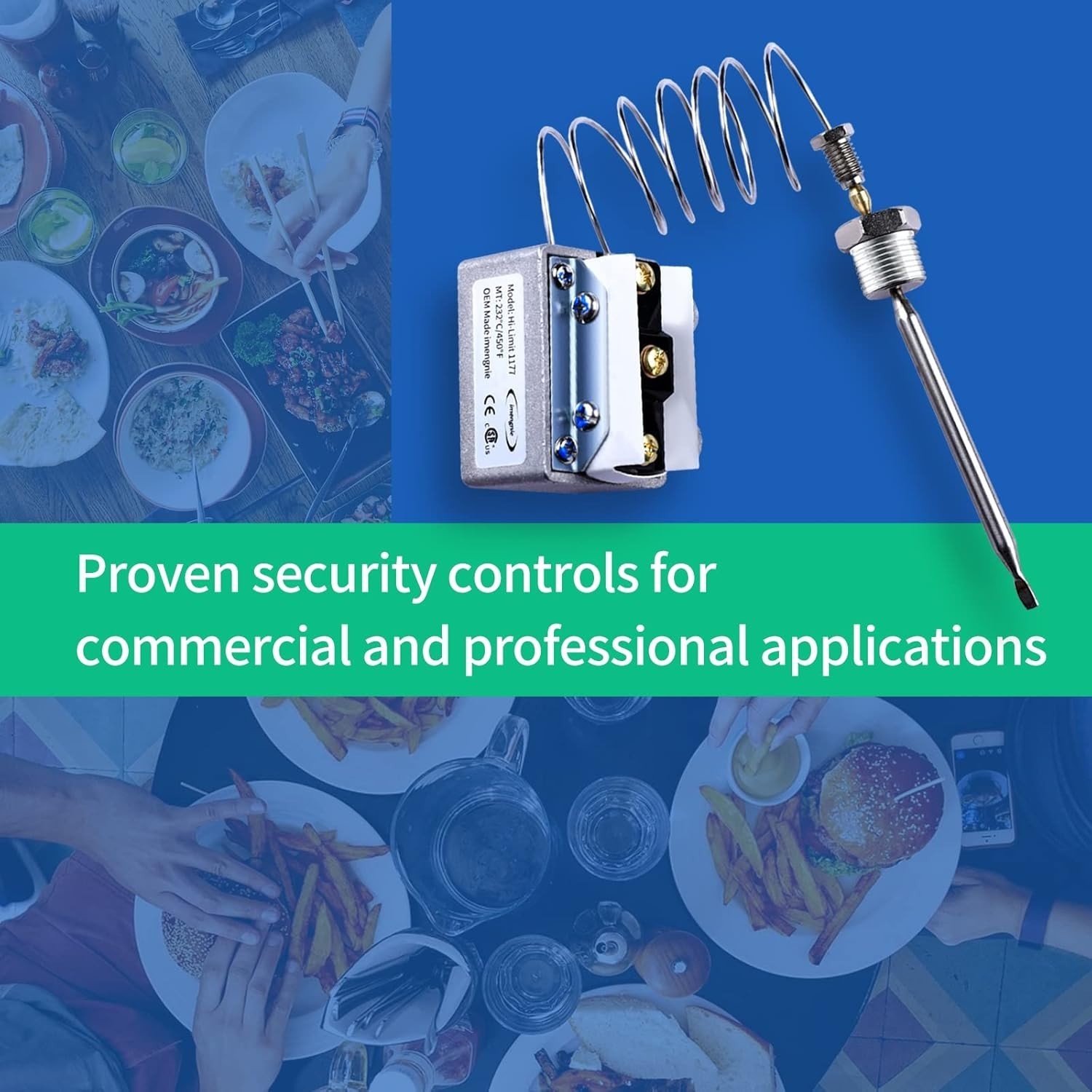 Deep Fryer High Limit Switch Safety Thermostat