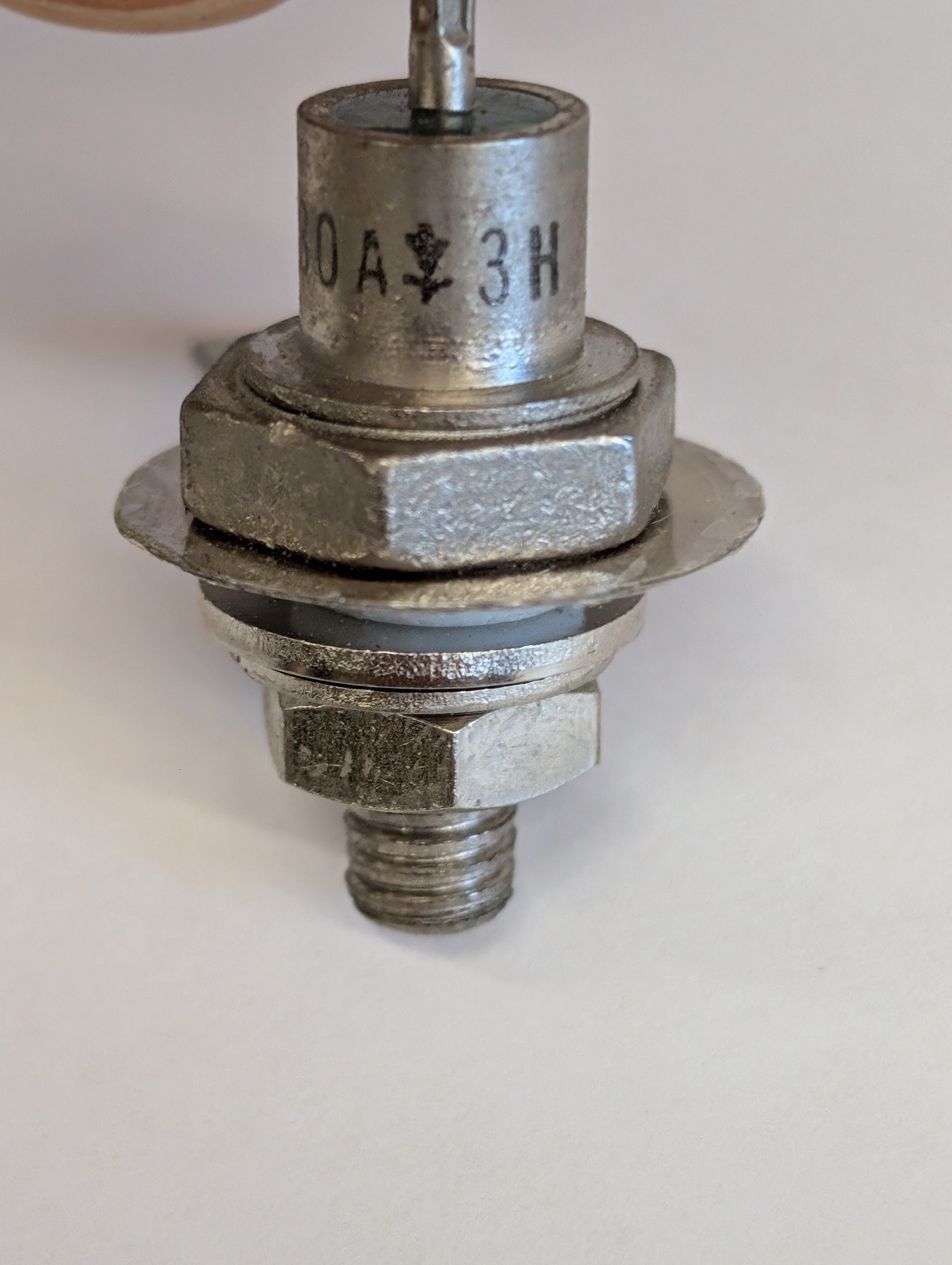 Vintage Diode PN ZG30A 3H, Unknown Manufacturer, Probably Rare 1960s Gov Surplus