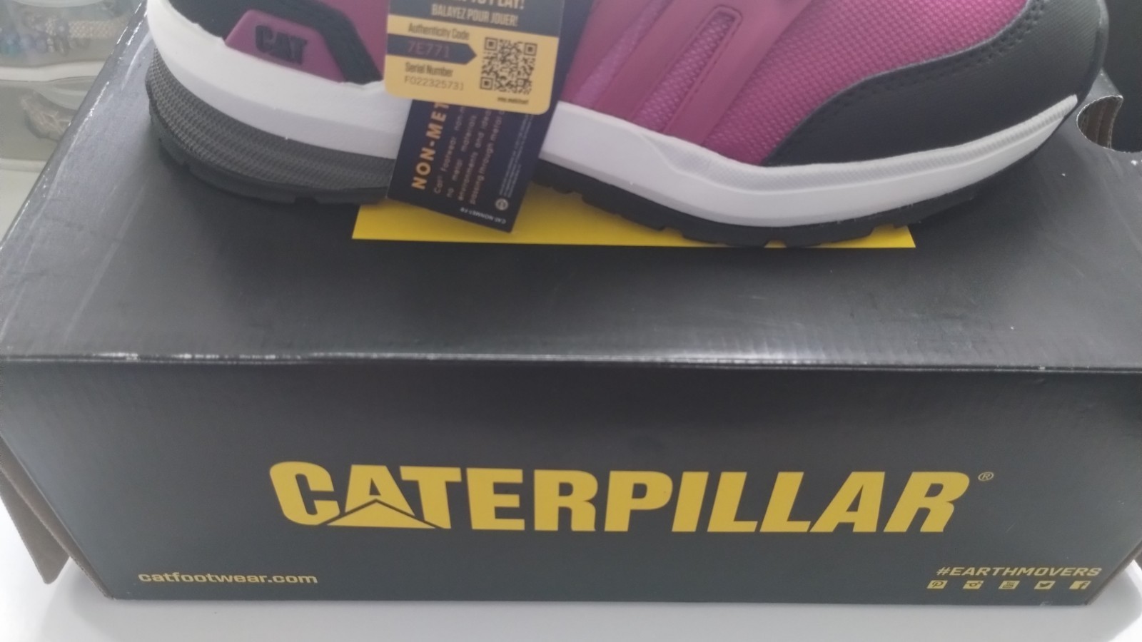 Caterpillar Streamline 2.0 Women’s Composite Toe Work Shoes Fuchsia 8M P91335
