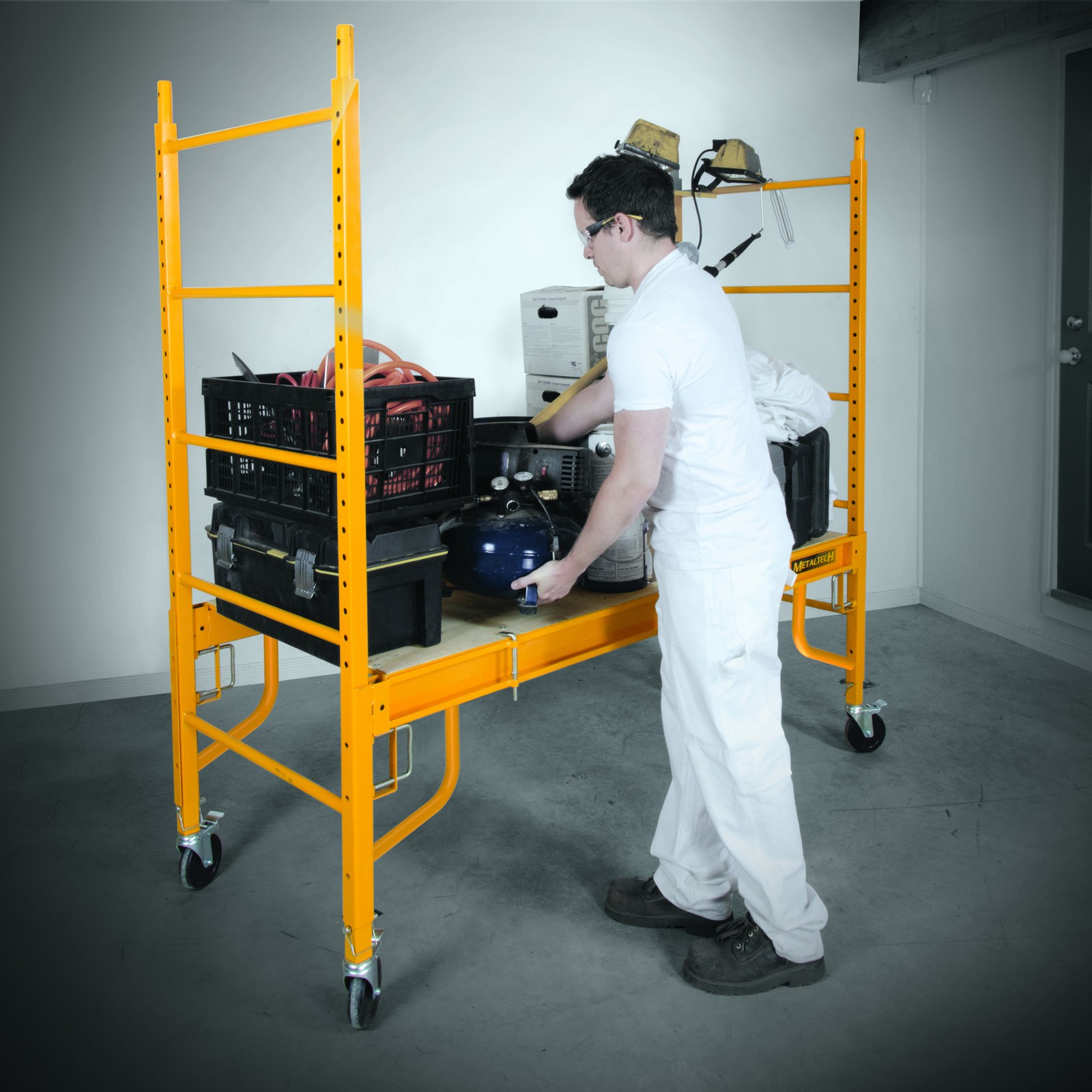 Metaltech Scaffolding Platform with Trapdoor, 67in.W x 29in.D, Model# I-CISPT