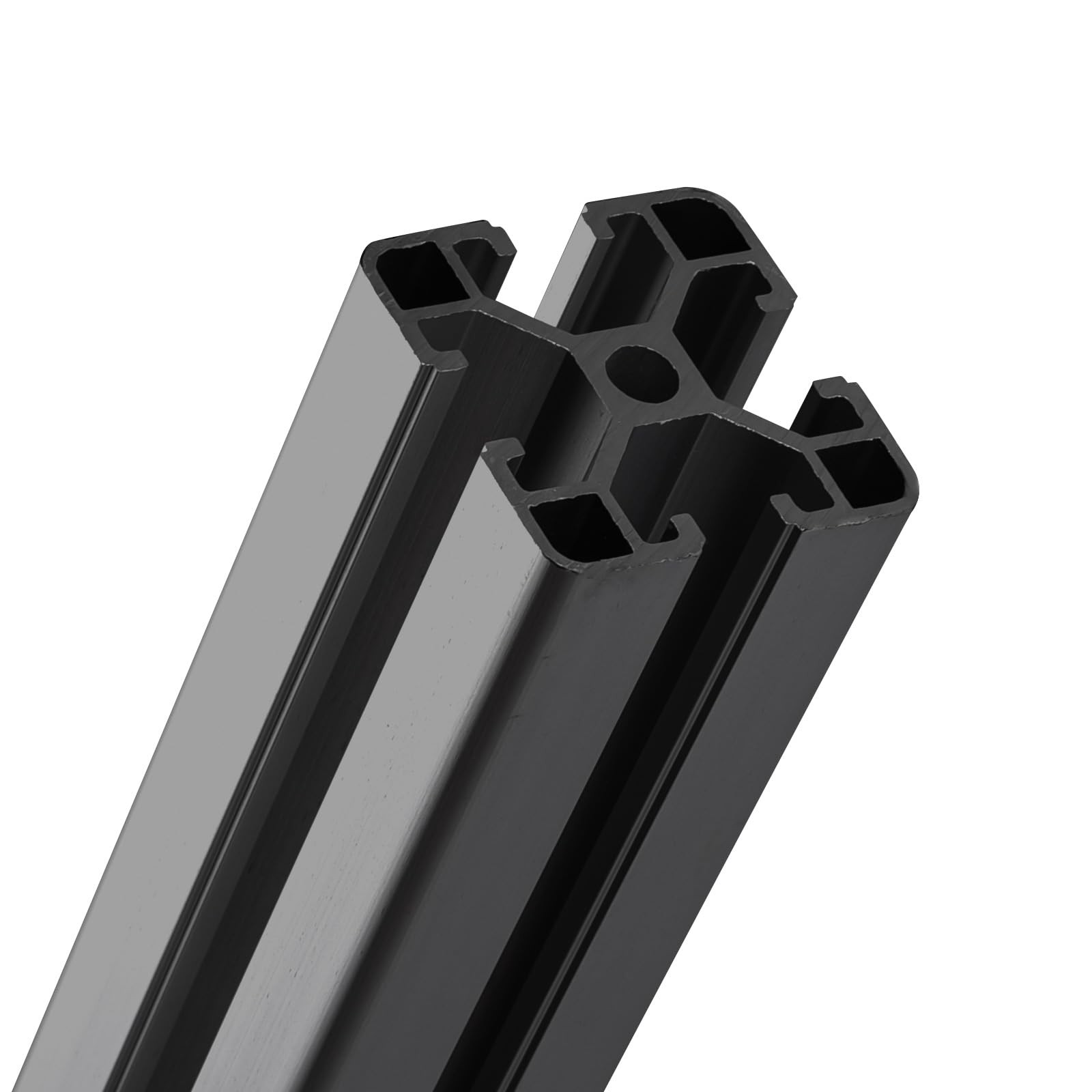 48”Aluminum Extrusion Profile Black 4040 T-Slot, European 48″(1220 mm),