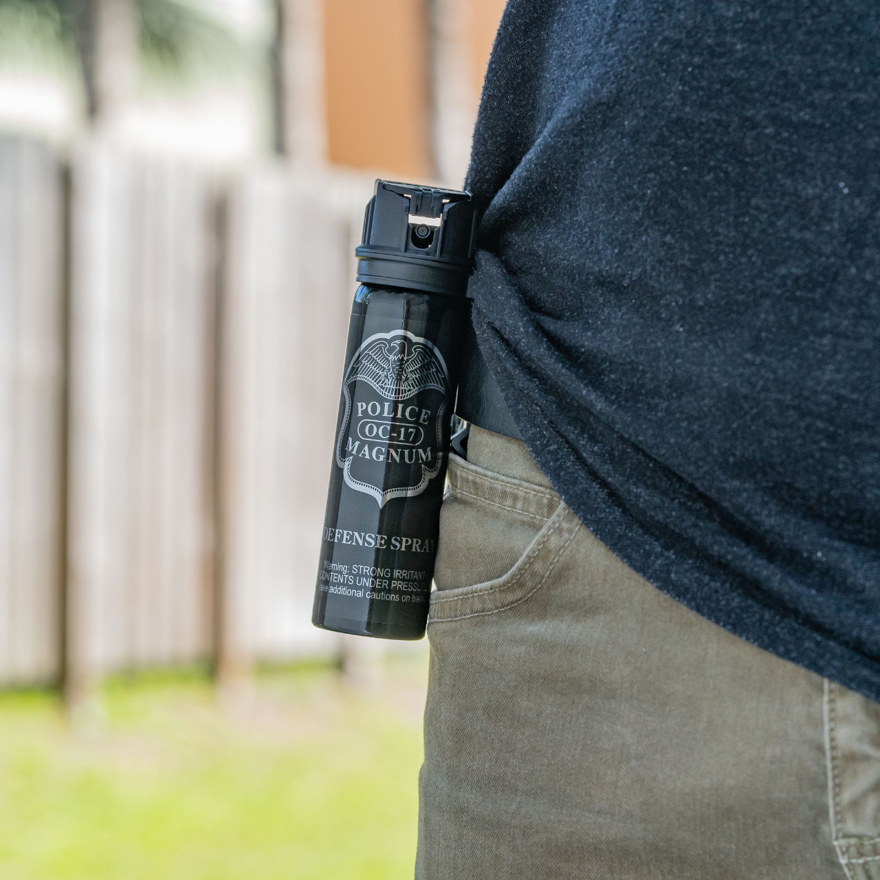 Police Magnum pepper spray combo defense- 4oz Fire Master & 4oz Flip Top STM BC