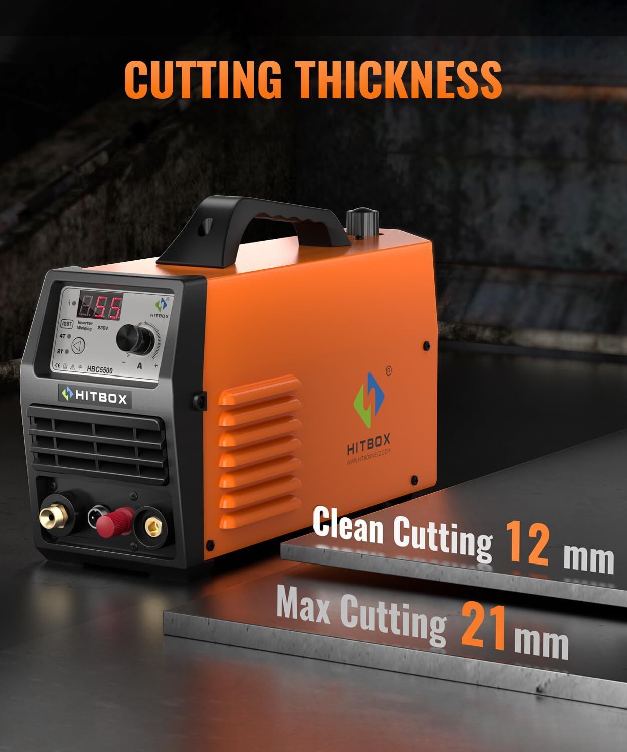 Plasma Cutter 55A HF Non-Touch Pilot Arc Plasma Cutting Machine 110V 220V Hitbox