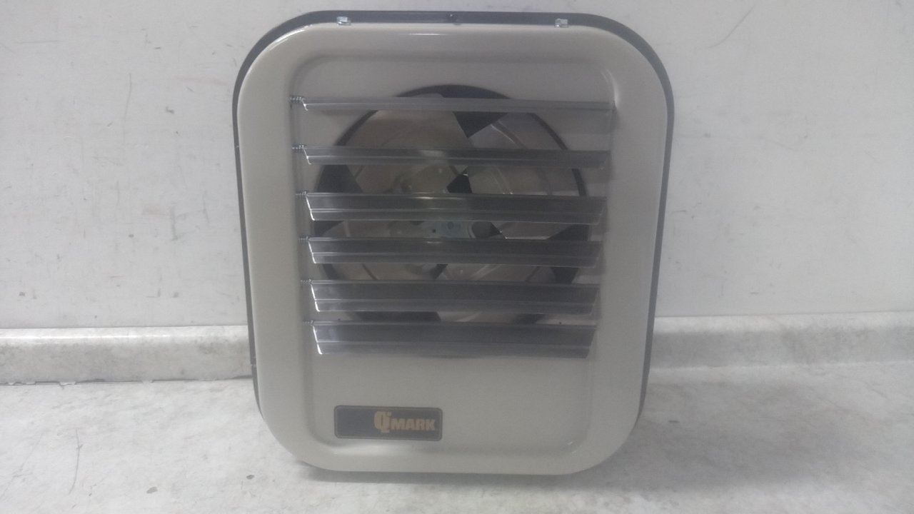 Qmark MUH104 480VAC 650 CFM 34,120 BtuH Electric Wall & Ceiling Unit Heater