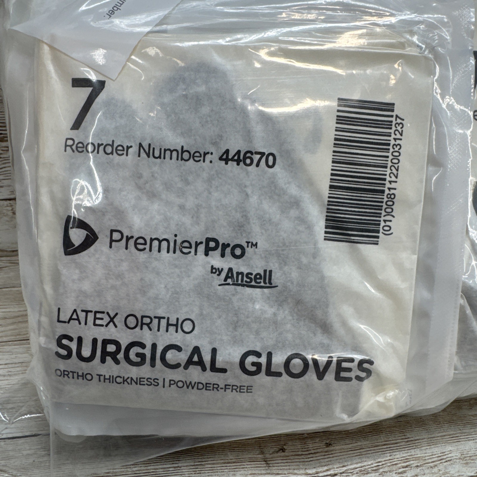 Premier Pro LATEX ORTHO Surgical Gloves Ansell *24 Pair* Size: 7 *See Date*