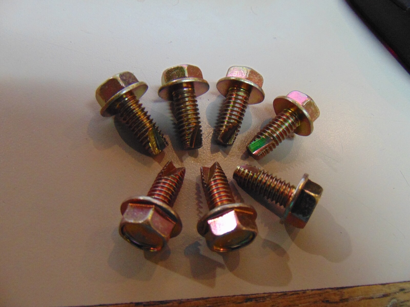 5/16-18 X 3/4 Thread Cutting Screw bolt Hex Flange Steel Self Tap (100 pieces)
