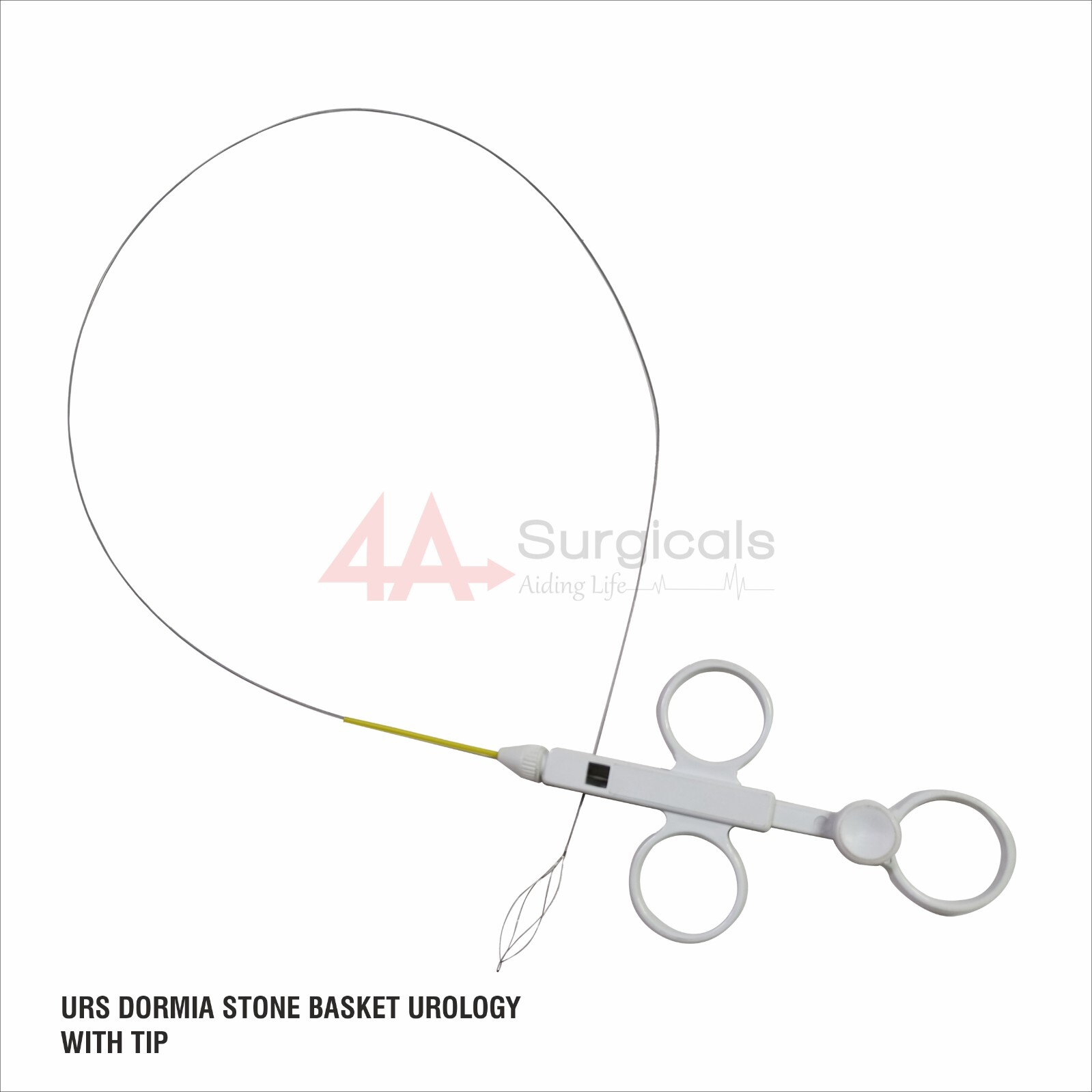 4A URS DORMIA STONE BASKET UROLOGY WITH TIP 3Fr & 4Fr/70cm （Set of 2 pieces ）