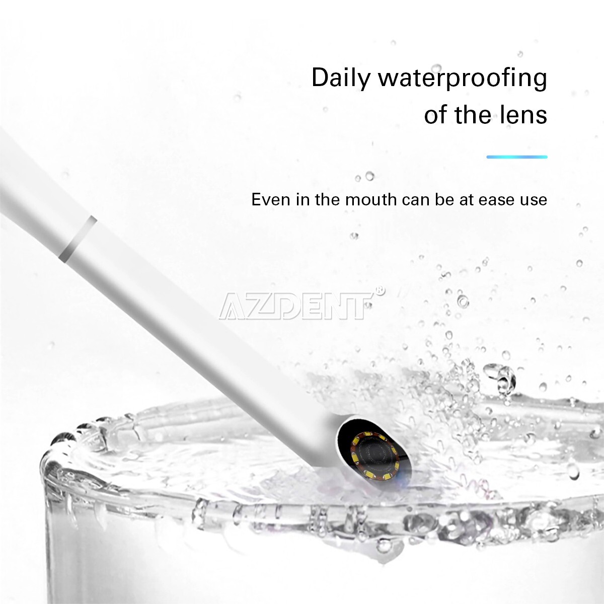 AZDENT Dental Intraoral Camera USB HD Camera 8 LED Lights 3-speed Adjustment