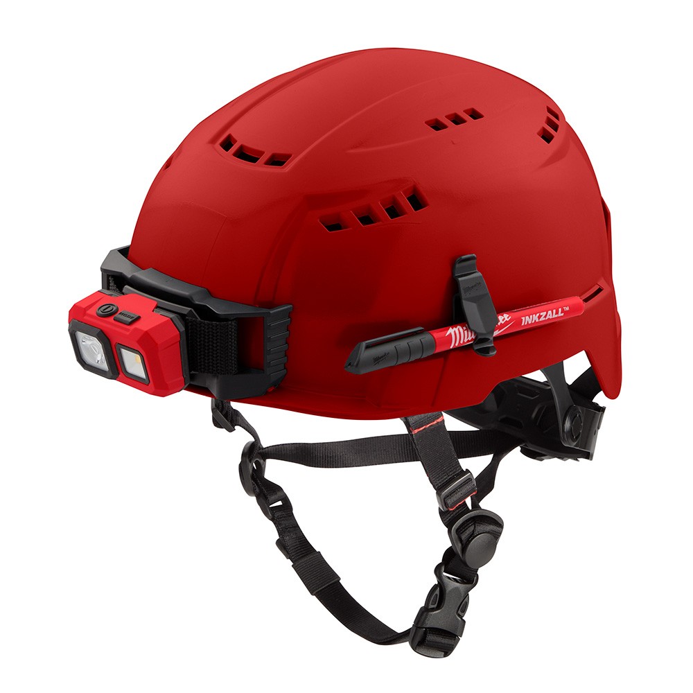 Milwaukee 48-73-1308 BOLT Red Safety Helmet (USA) – Type 2, Class C, Vented