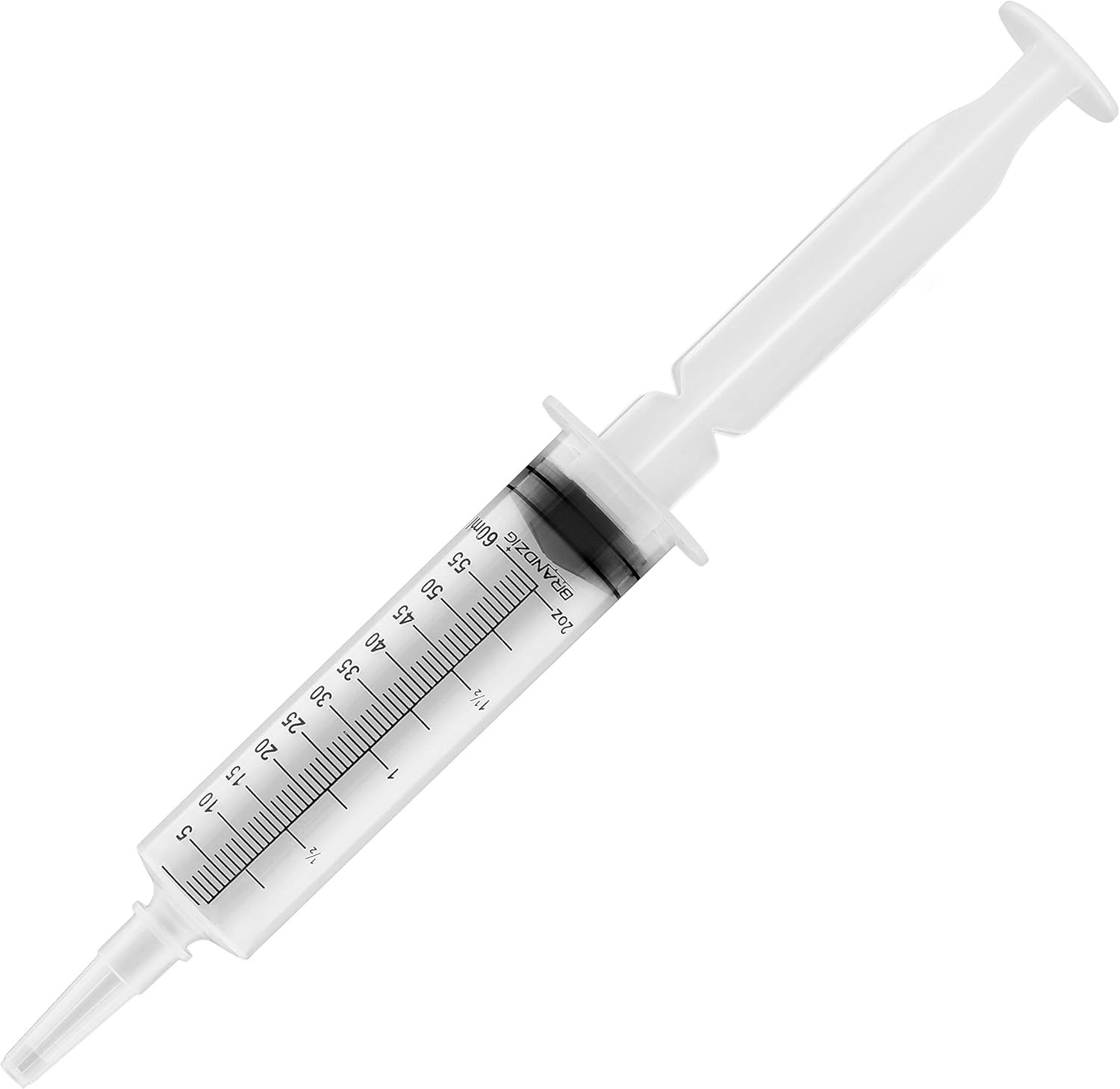 60Ml Catheter Tip Syringe with Cover 5 Pieces by Brandzig – Sterile Disposable